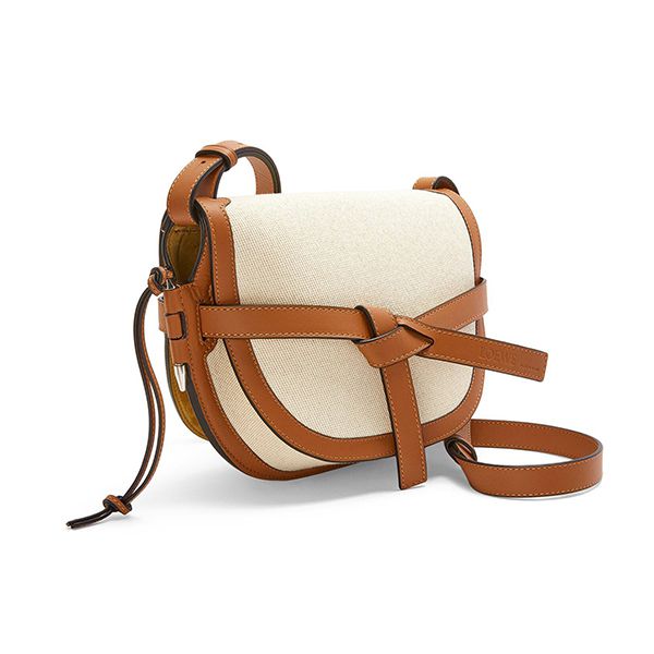 【ロエベ】ゲートバッグ スモール コピー (キャンバス&カーフ) A650T20X34